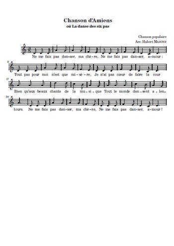 Chanson d'Amiens